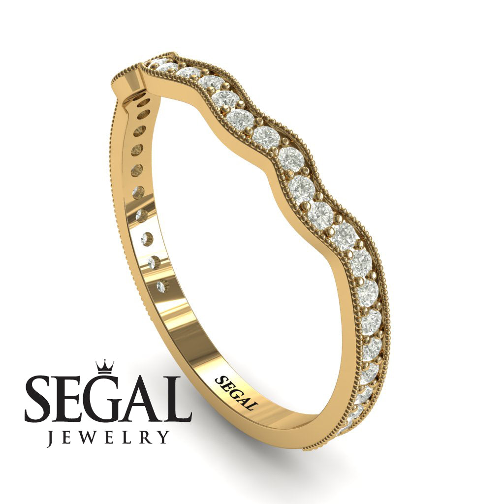 The Butterfly Stairs Bridal Set Diamond Ring- Amelia no. 1