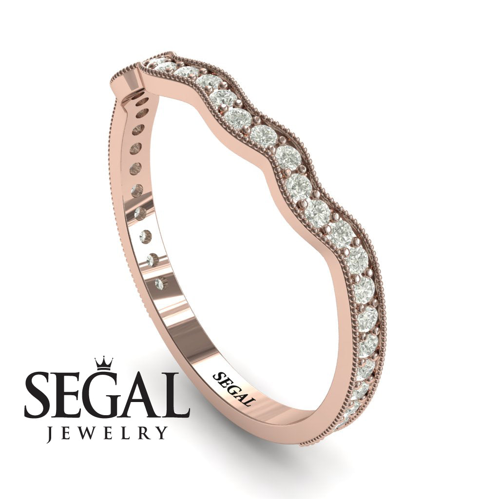 The Butterfly Stairs Bridal Set Diamond Ring- Amelia no. 2