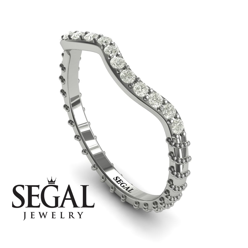 The Rose Spike Bridal Set Diamond Ring- Camilla no. 3