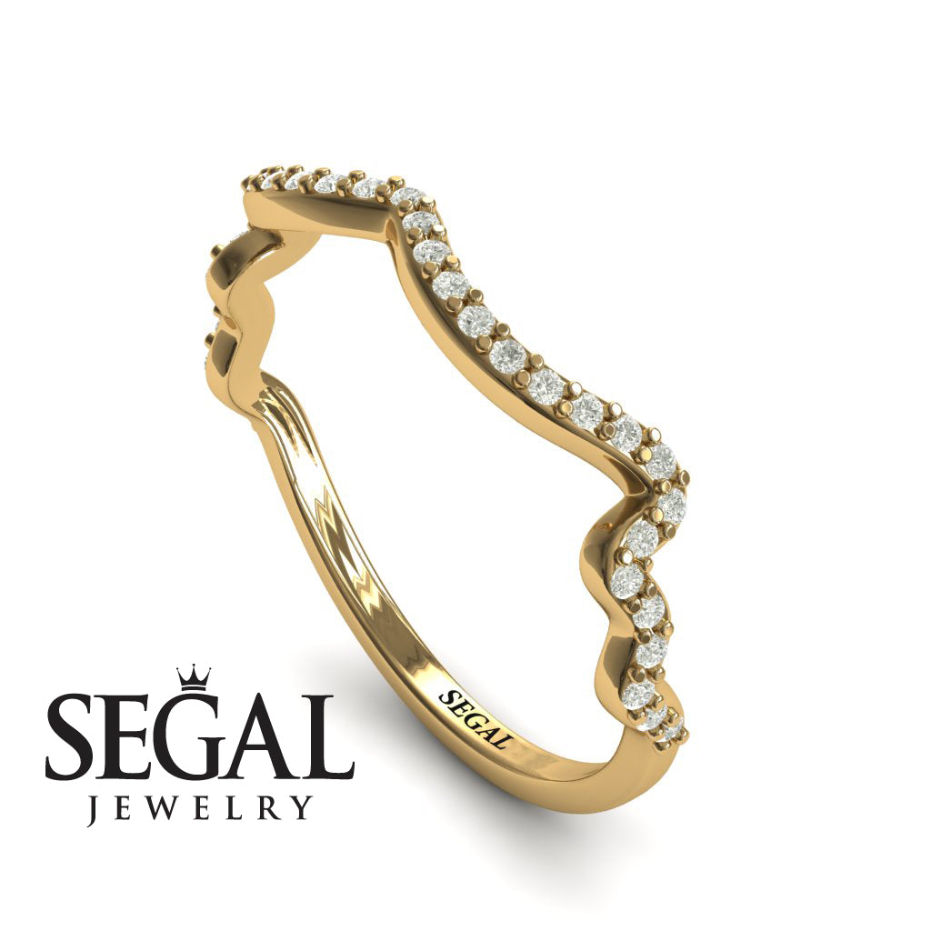 The 4th Season Bridal Set Flower Ring Diamond Ring- Lauren no. 1