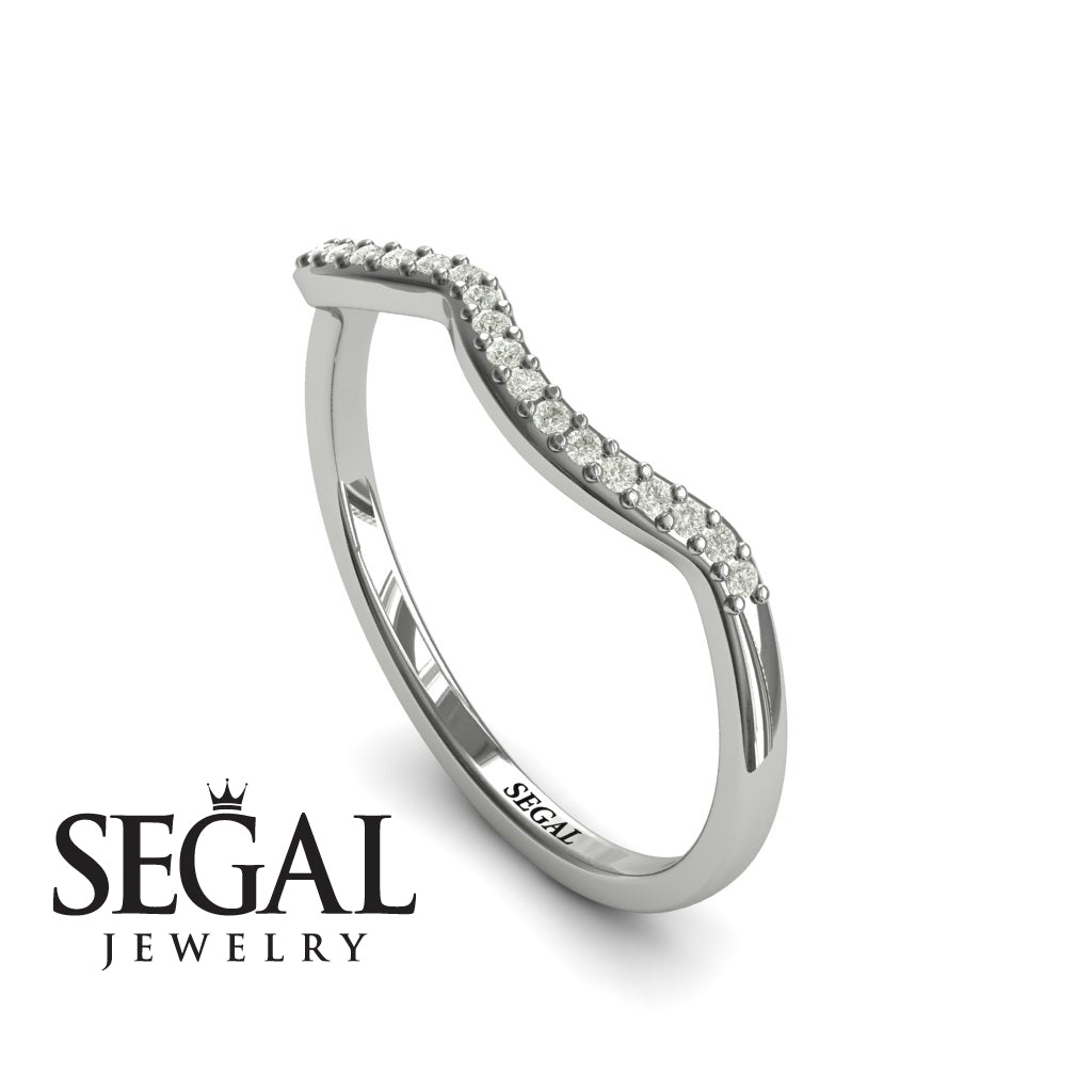 Two Seasons Bridal Set Flower Ring Diamond Ring- Bella no. 3