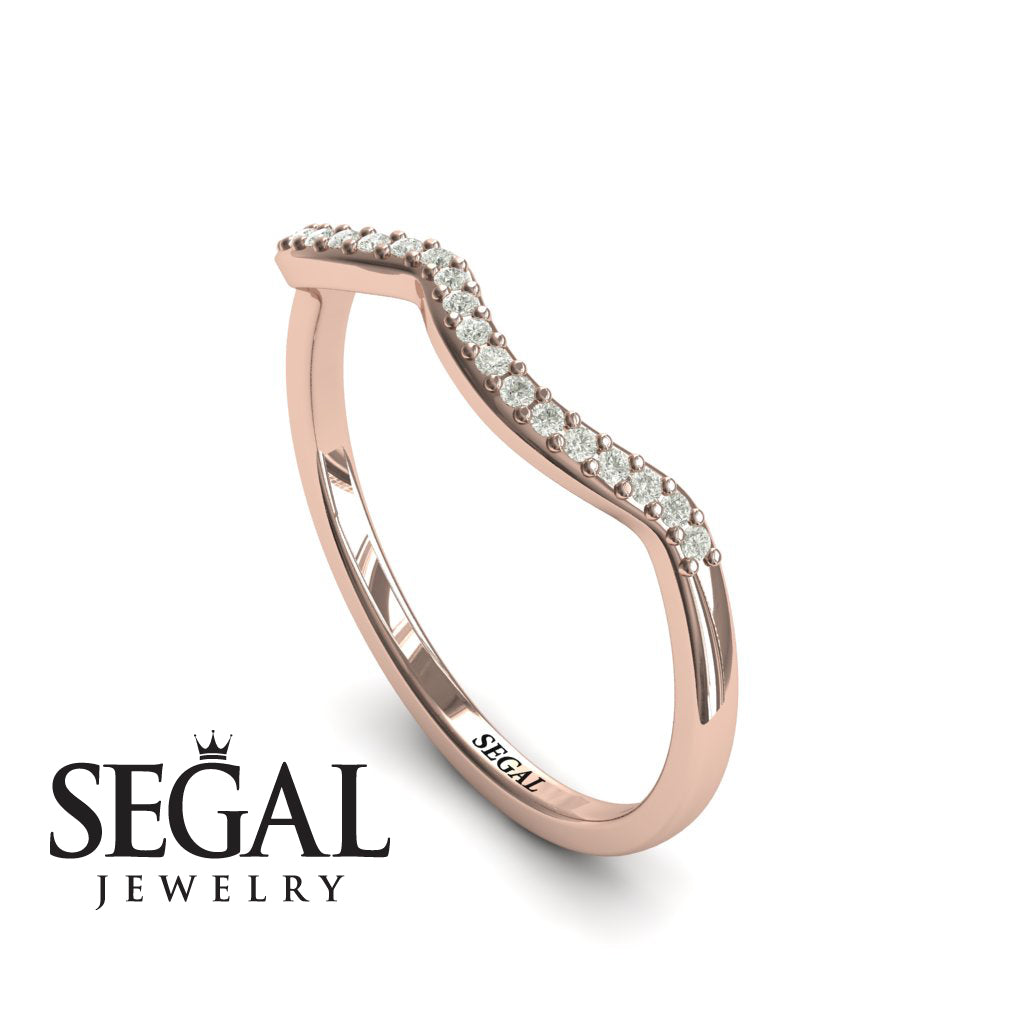 Two Seasons Bridal Set Flower Ring Diamond Ring- Bella no. 2