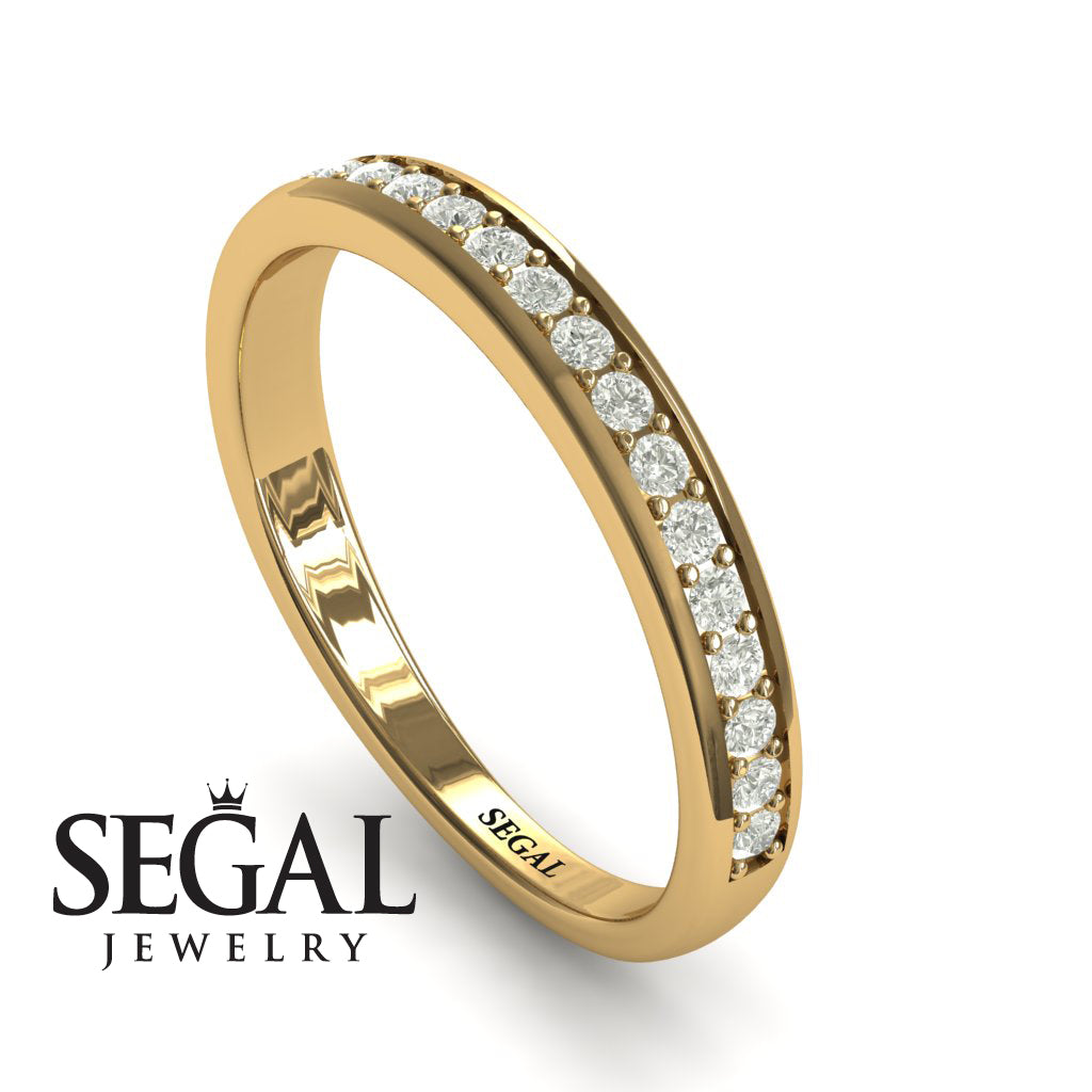 Stairway to Heaven Bridal Set Diamond Engagement Ring- Gabriella no. 1