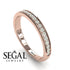 Stairway to Heaven Bridal Set Diamond Ring- Gabriella no. 2 image 5