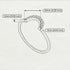Half Round Stacking Black Diamond Ring - Alana No. 7