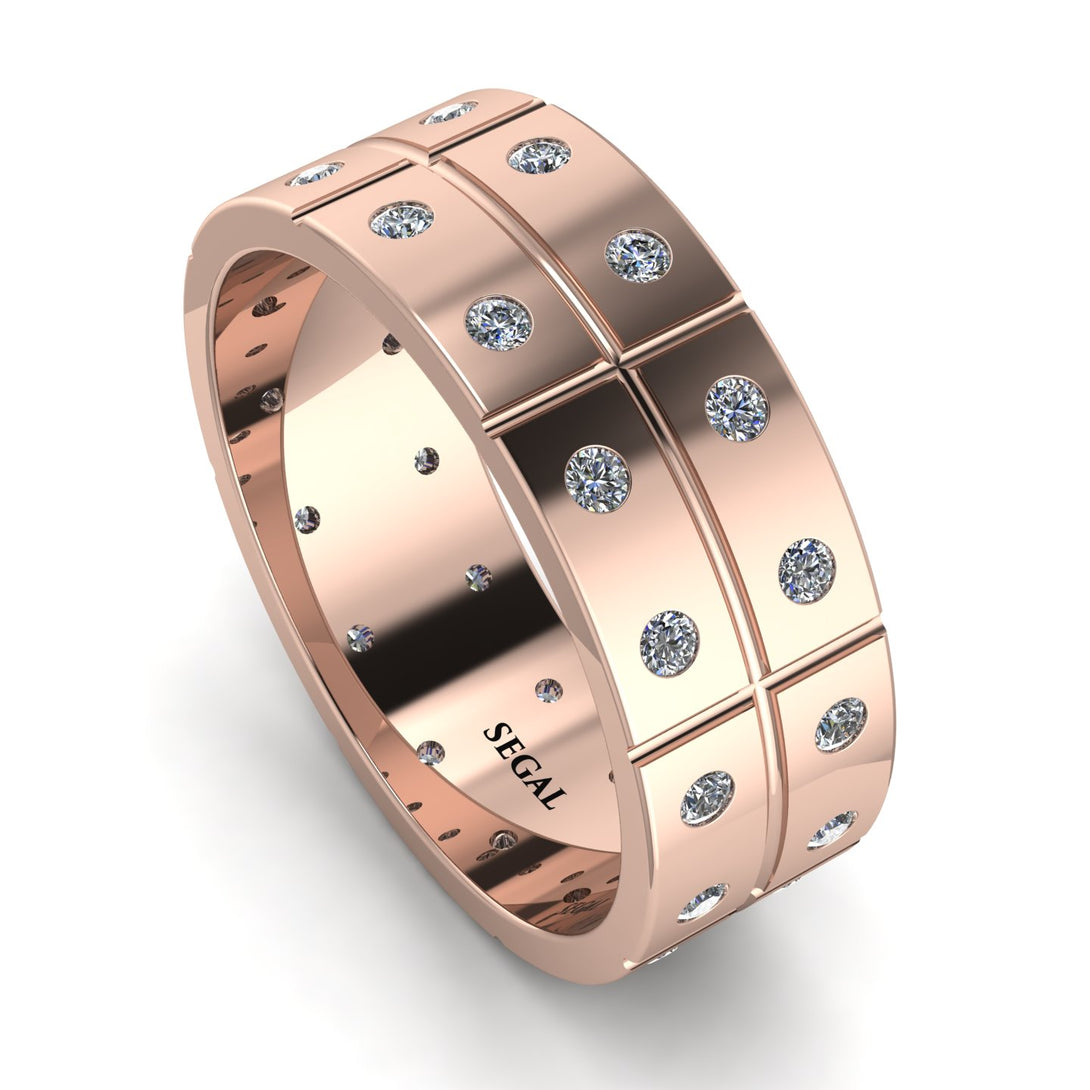 Glamorous Eternity Diamond Wedding Band - Carter No. 2