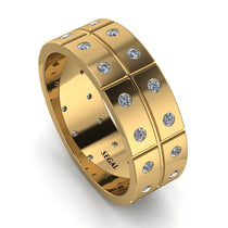 Glamorous Eternity Diamond Wedding Band - Carter No. 1 image 1