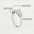 Emerald Cut Black Diamond Ring With Hidden Black Diamonds - Brynlee No. 9 image 5