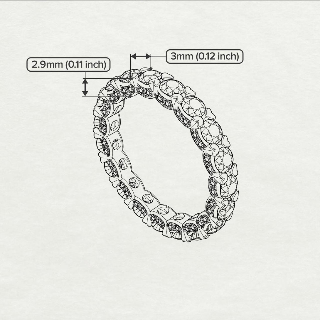 Glamorous Diamond Eternity Ring - Paige No. 47