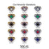 Unique Bloom Halo Diamond Bridal Set - Amanda No. 47 image 9