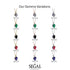 Oval Diamond Hidden Halo Necklace - Gemma No. 62