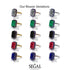 Halo Emerald Cut Ruby Ring With Hidden Emeralds - Rowan No. 26