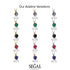 Sapphire Necklace With Hidden Halo - Adaline No. 15 image 8