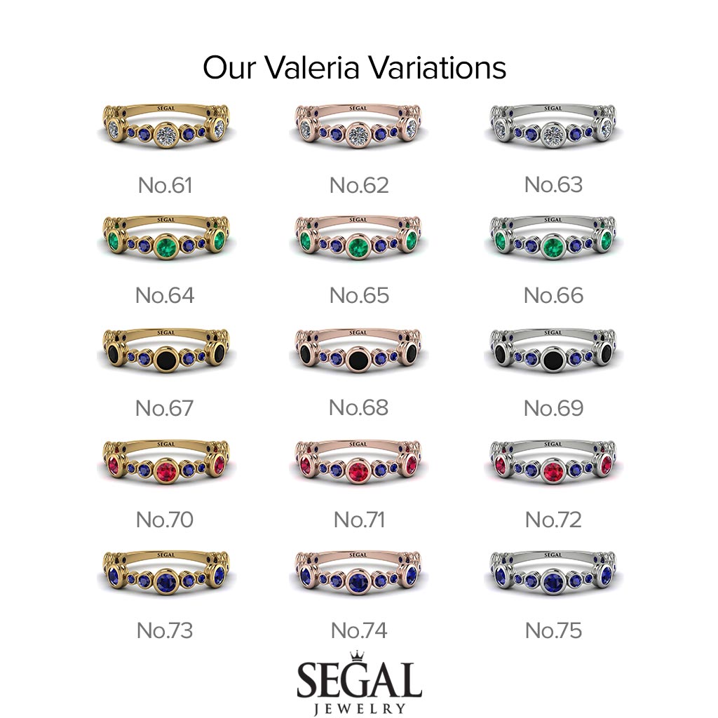 Bezel Diamond Eternity Band - Valeria No. 46