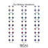 Hanging Black Diamond Compass Earrings - Brittany No. 8 image 7