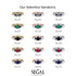 Classic Three Stone Emerald Engagement Ring - Valentina No. 6 image 9