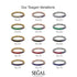 Emerald Cut Sapphire Milgrain Eternity Ring - Teagan No. 13