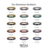 Emerald Cut Ruby Bezel Eternity Ring - Genevieve No. 72 image 9