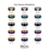 Three Stones Ruby Braches Ring - Donna No. 25 image 9