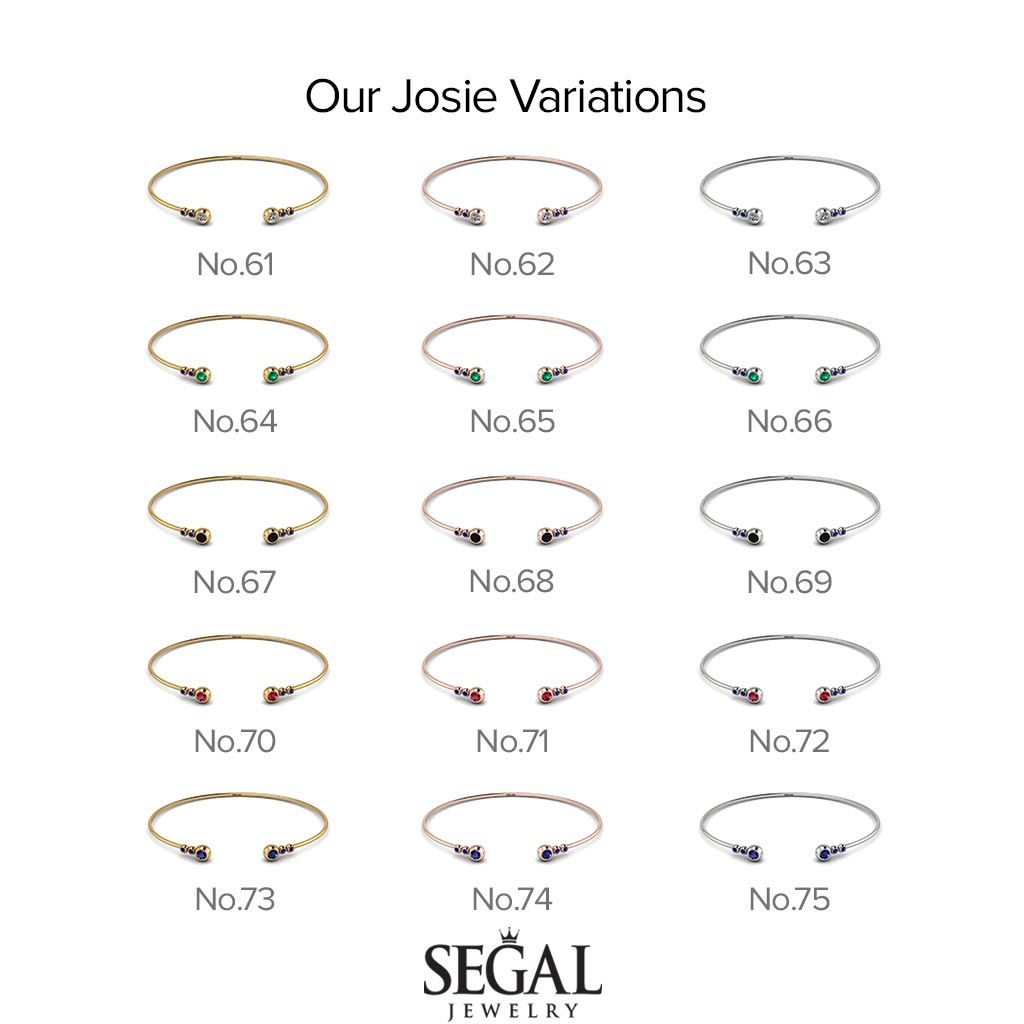 Geometric Bezel Diamond Bracelet - Josie No. 62