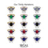 Geometrical Bezel Black Diamond Ring - Trinity No. 32