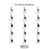 Hidden Halo Cushion Ruby Necklace - Alivia No. 12