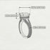 Milgrain Oval Black Diamond Engagement Ring - Nicole No. 32 image 4