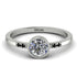 Bezel Minimalist Diamond Ring - Kinsley No. 18 image 1