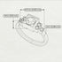 Square Black Diamond Engagement Ring - Samara No. 23 image 4