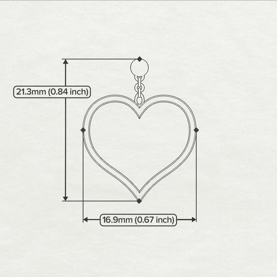 Classic Heart Pendant - Heart No. 2