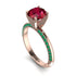 Classic Ruby Ring With A Twist - Leilani No. 26