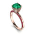 Classic Emerald Ring With A Twist - Leilani No. 50 image 1