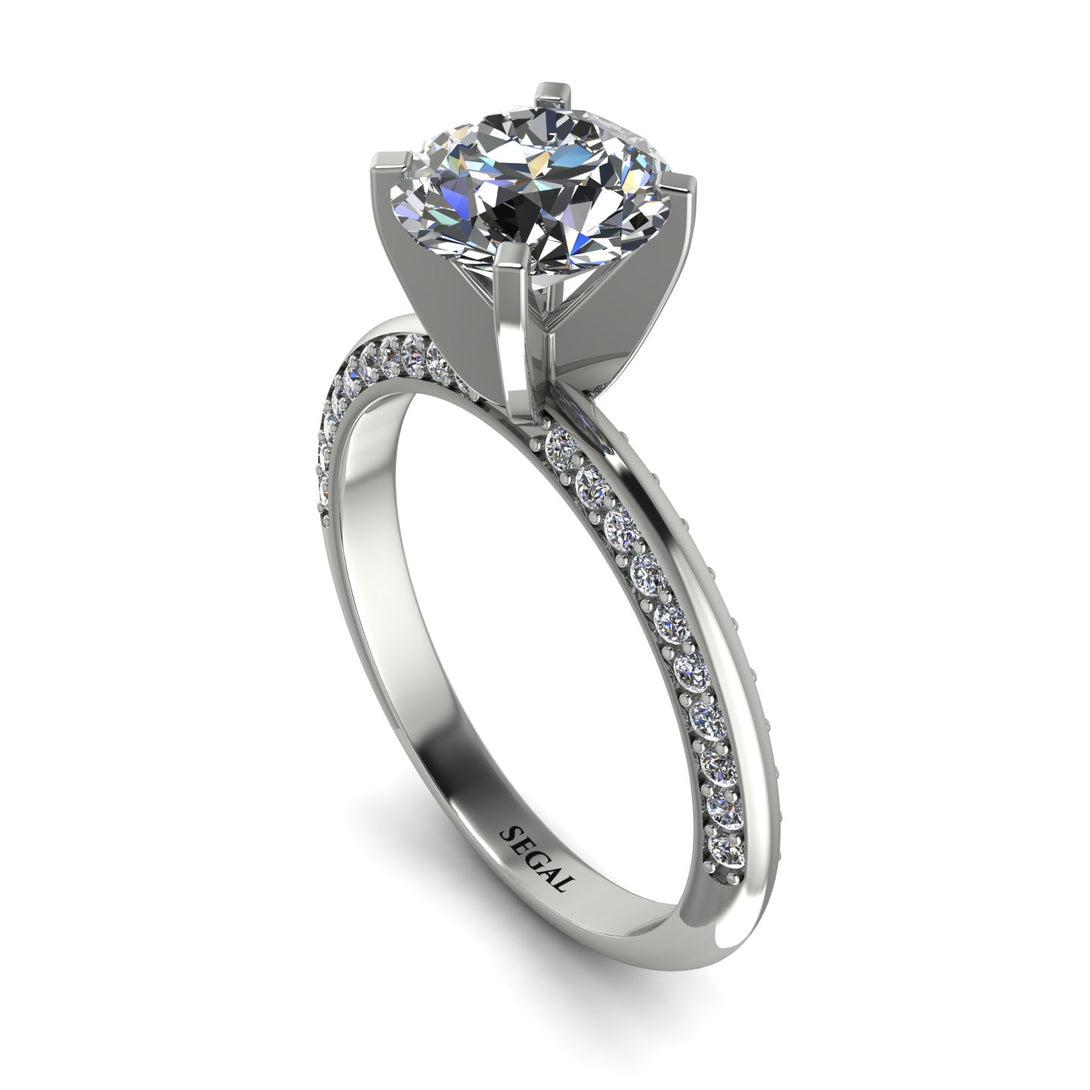 Classic Diamond Ring With A Twist - Leilani No. 3