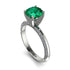 Classic Emerald Ring With A Twist - Leilani No. 6 image 1