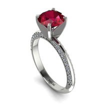 Classic Ruby Ring With A Twist - Leilani No. 12 image 1