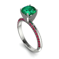 Classic Emerald Ring With A Twist - Leilani No. 51 image 1