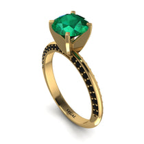 Classic Emerald Ring With A Twist - Leilani No. 34 image 1