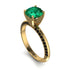 Classic Emerald Ring With A Twist - Leilani No. 34