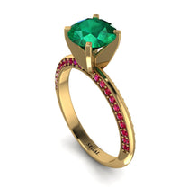 Classic Emerald Ring With A Twist - Leilani No. 49 image 1
