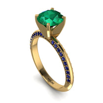 Classic Emerald Ring With A Twist - Leilani No. 64 image 1