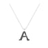 A - Letter Name Necklace Initial Necklace