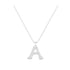 A - Letter Name Necklace Initial Necklace
