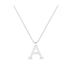 A - Letter Name Necklace Initial Necklace