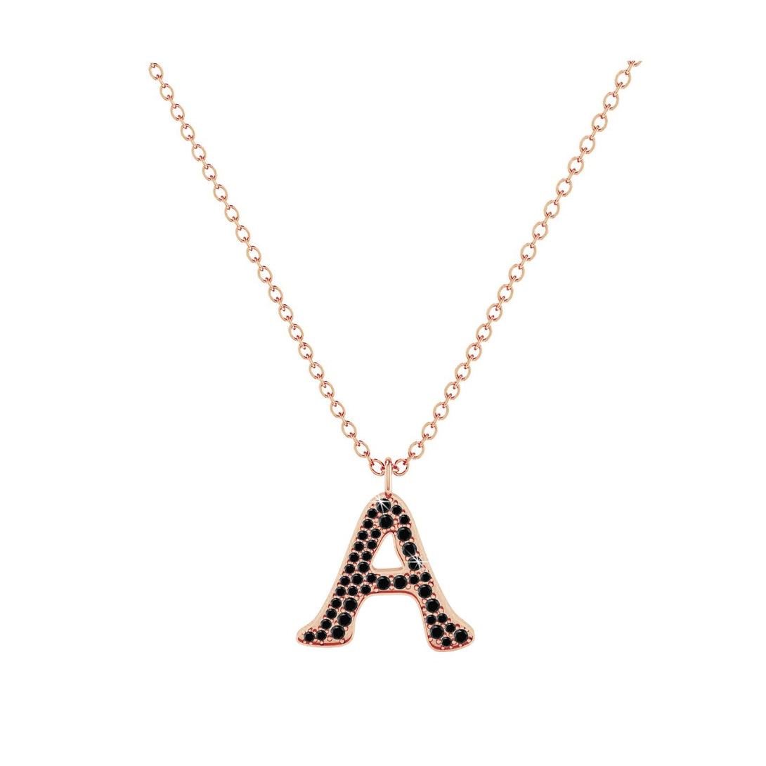 A - Letter Name Necklace Initial Necklace