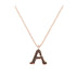 A - Letter Name Necklace Initial Necklace