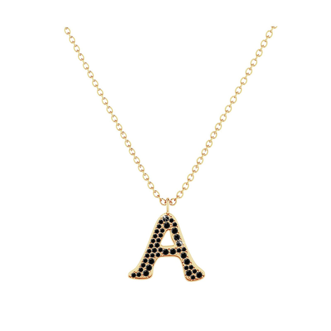 A - Letter Name Necklace Initial Necklace