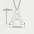 A - Letter Name Necklace Initial Necklace