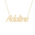 Gold Name Necklace - Adaline