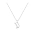 Ain - Hebrew Alef-Bet letter diamond Necklace - Ain letter
