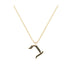 Bet - Hebrew Alef-Bet letter diamond Necklace - B letter